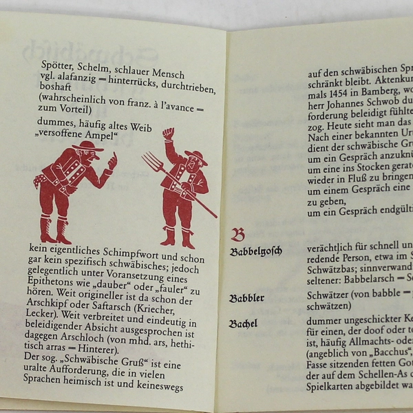 Schwabisch G'schimpft Und Bruddelt Herwig Verlag Hardcover Book German Phrases