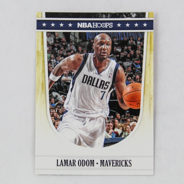 Lot of 2 2011-12 Panini NBA Hoops Basketball Cards Lamar Odom & Kris Humphries