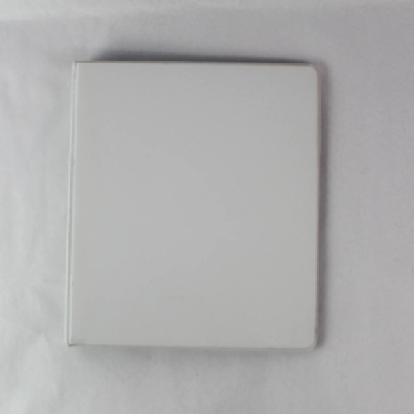 Lot of Wilson Jones 1" White Binder & 25 Treat Clear Card Sleeves Organizer