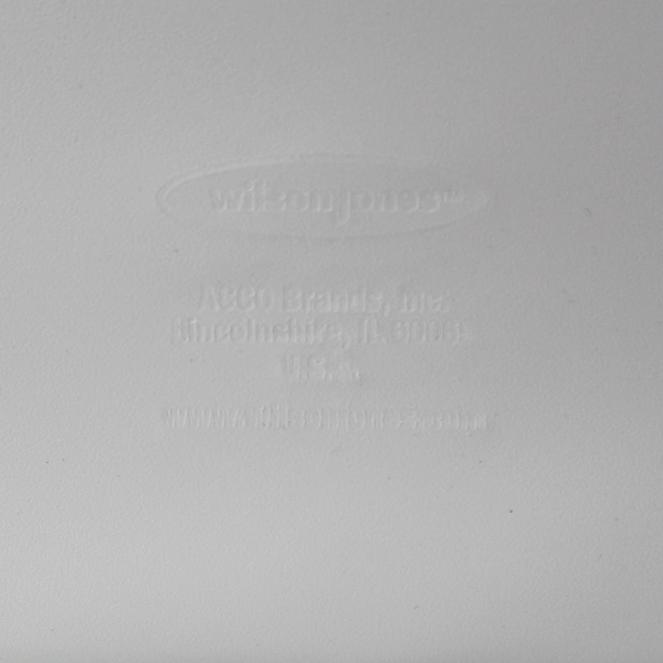 Lot of Wilson Jones 1" White Binder & 25 Treat Clear Card Sleeves Organizer