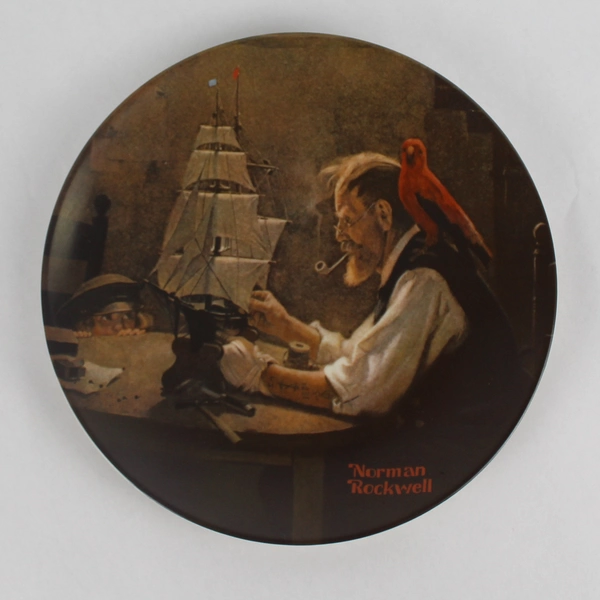 Lot of 3 Norman Rockwell Collector Plates by Knowles Lighthouse Keepers