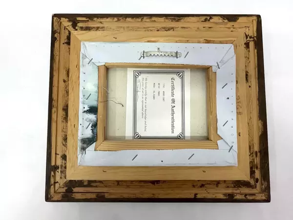 David Forbes Original Oil Painting Wooded Coast Framed And Matted With COA