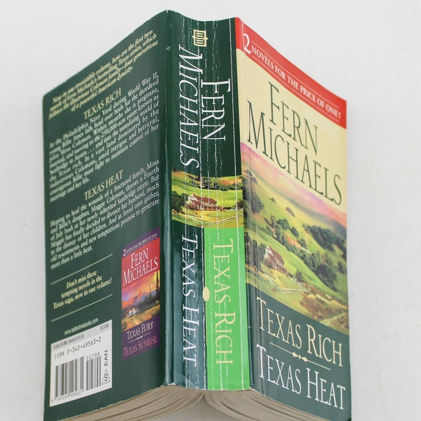Fern Michaels Texas Rich Texas Heat 2 Novels in 1 Good Condition 2006