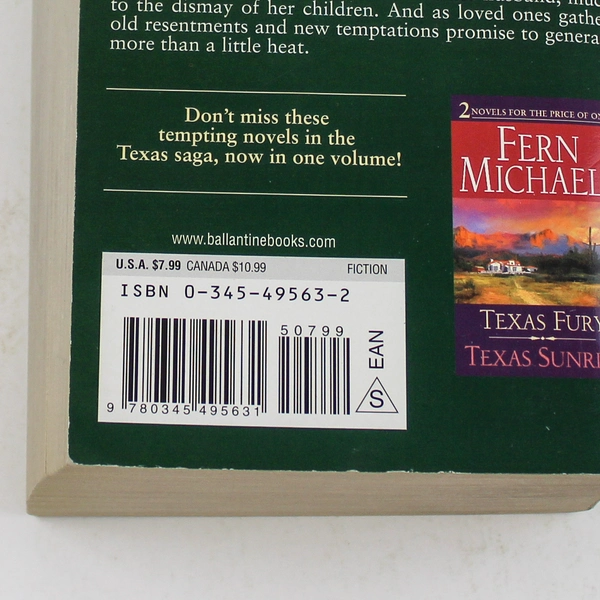 Fern Michaels Texas Rich Texas Heat 2 Novels in 1 Good Condition 2006
