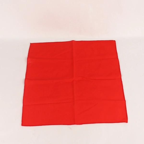 Lot of 4 Red Linen Cloth Napkins 16.5" Square - Good Pre-Owned Condition