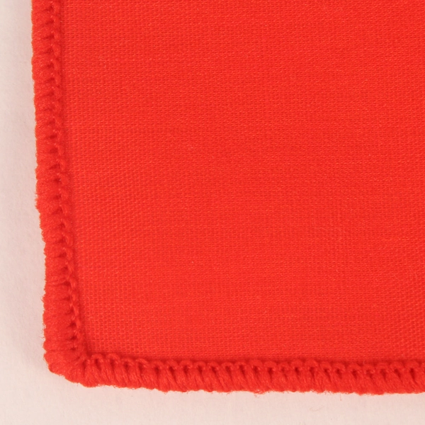 Lot of 4 Red Linen Cloth Napkins 16.5" Square - Good Pre-Owned Condition