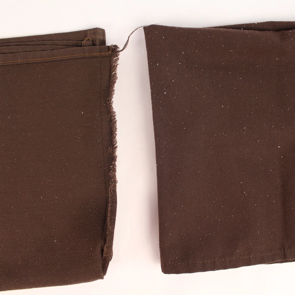 Lot of 10 Dark Brown Cotton Napkins 19.25"x18.75" Pre-Owned with Wear