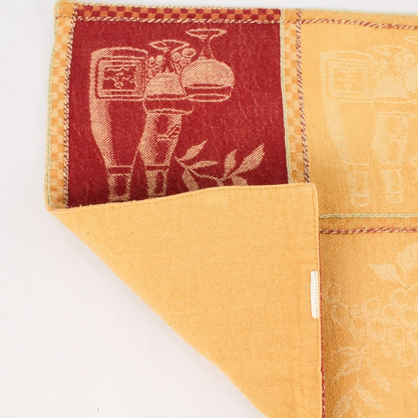 Set of 6 Woven Kitchen Placemats Wine Grapes Vineyard Table Decor