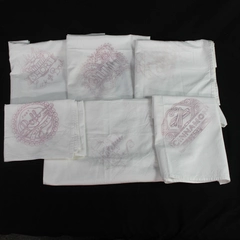 Lot of 6 Cotton Tea Towels 28"x27" Embroidery DIY Kitchen Towels Made in India