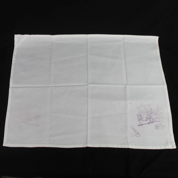 Lot of 5 White Bumble Bee Tea Towels for DIY Embroidery, Good Condition
