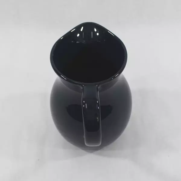 Midnight Blue Stoneware Pitcher 6.5" Decorative Ceramic Pottery