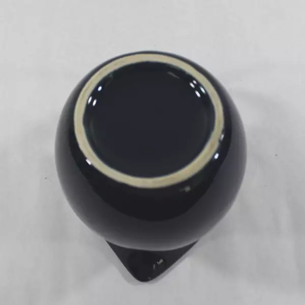 Midnight Blue Stoneware Pitcher 6.5" Decorative Ceramic Pottery