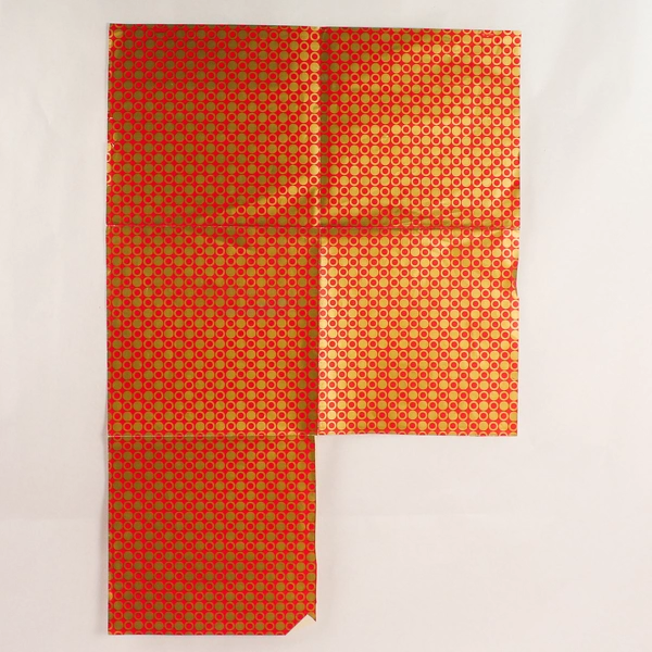 Lot of 4 Vintage Valentine & Christmas Wrapping Paper Retro Angels Hearts