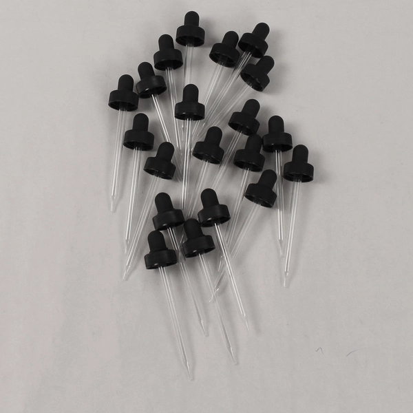 Lot of 20 Glass Pipette Droppers for Glass Bottles Replacements Rubber Bulb
