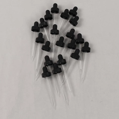Lot of 20 Glass Pipette Droppers for Glass Bottles Replacements Rubber Bulb