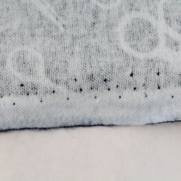 Joann Navy Blue White Scissors Flannel Fabric Panel 42"x18" Craft Sewing