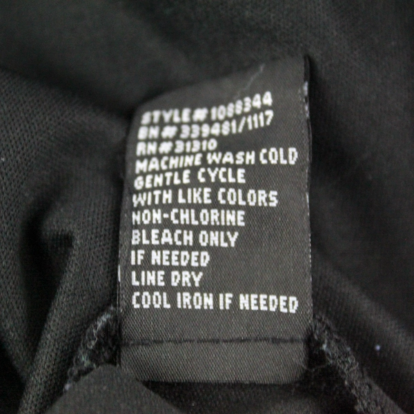 Amy Wear Women's Medium Black Cold Shoulder Chiffon Top Shirt Pre-Owned