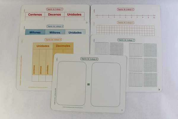 Lot of 4 Macmillan McGraw-Hill WorkMats Grade 3 Math Learning Sets
