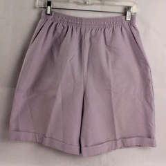 Koret Francisca Vintage Purple Shorts XS Elastic Waist Pockets Pre-Owned