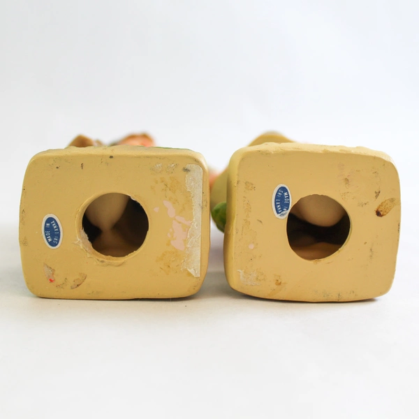 Vintage Hand Painted Boy & Girl Figurines 5" Collectible Made in Sri Lanka