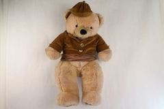 Vintage Loveland 1985 Windsor Toys Large Teddy Bear 29" Corduroy Hat Jacket