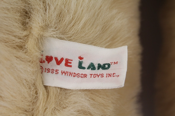 Vintage Loveland 1985 Windsor Toys Large Teddy Bear 29" Corduroy Hat Jacket