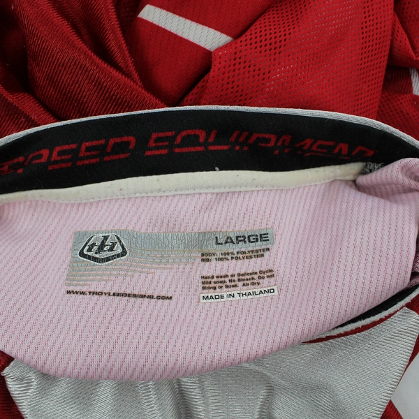 TLD Troy Lee Designs Red Speed Equipped Motocross Jersey Men's XL Pre-Owned