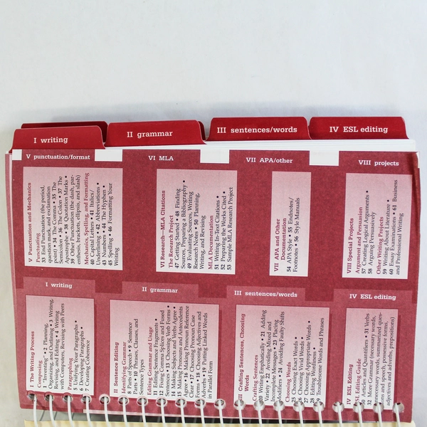 The Ready Reference Handbook by Jack Dodds 1987 Writing Revising Editing Spiral