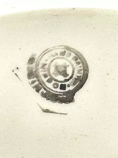 Vintage Nippon Hand Painted Floral Lustreware Dollhouse Serving Platter 3.75"