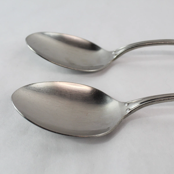 Lot of 2 Vintage Reed & Barton Stainless Steel Serving Spoons Camelot Pattern