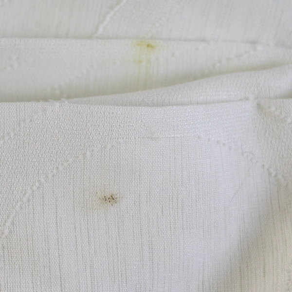 Lot of 2 Allen & Roth Anaheim White Semi-Sheer Grommet Curtain Panels 52x84