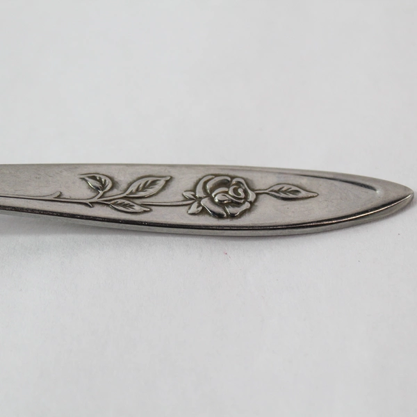 Vintage Oneida Community Stainless Serving Spoon My Rose 8 Inch Single Flatware