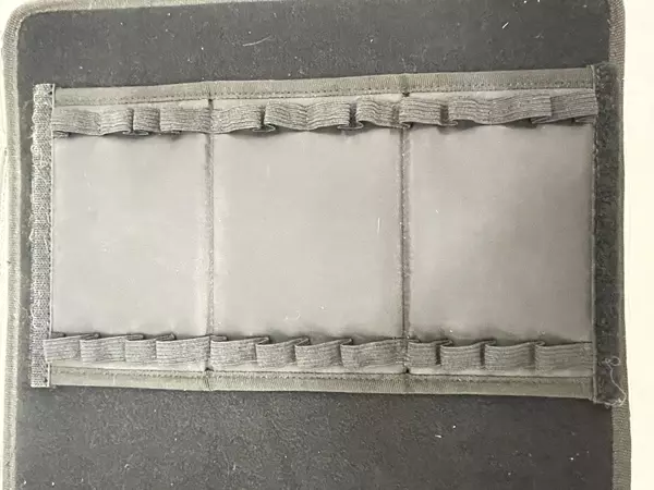 Karen Foster Fold N Go Black Multi Purpose Tote with Hanging Hook & Pockets