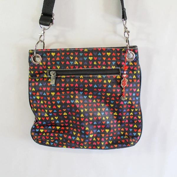 Sydney Love Rainbow Heart Crossbody Bag - Good Pre-Owned Condition, 10"x9"