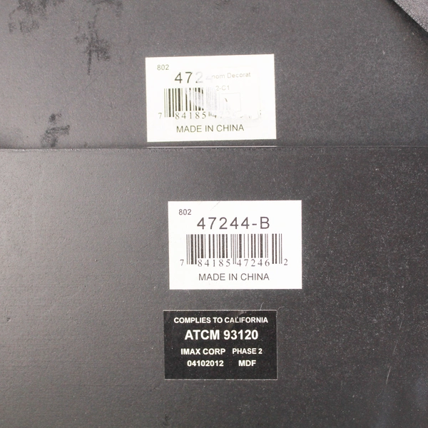 Imax Bride and Groom Distressed Wedding Wood Signs Chair Black Hanger Decor