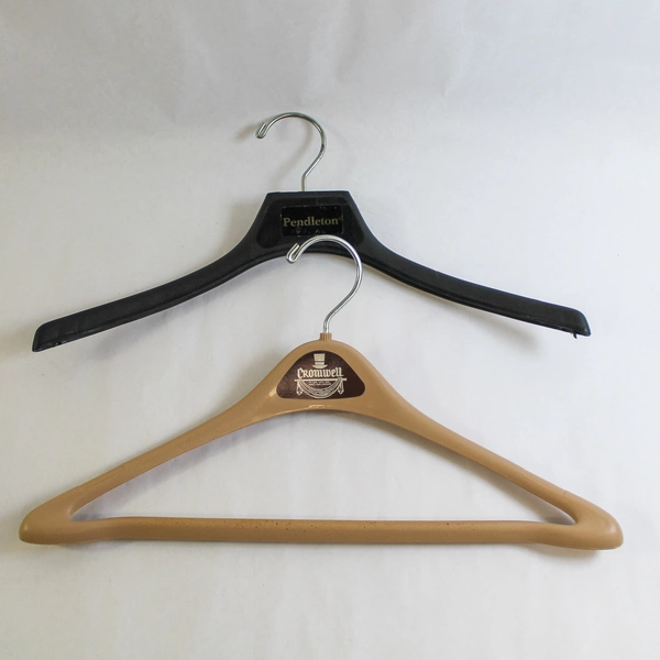 Lot of 14 Vintage Plastic Advertising Clothes Hangers Mens Warehouse Pendleton