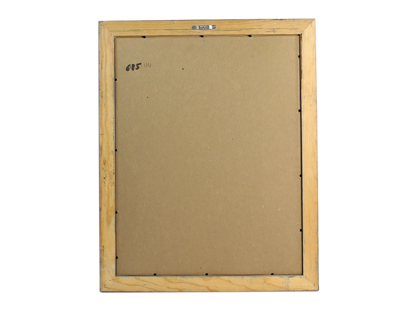 Jodi Jensen Tulips To Dine For Framed Floral Bunny Print Blue Frame 20x16"