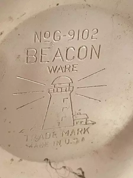 Vintage Beacon Ware Aluminum Pitcher G-9102 Champagne Pink 7.75" Tall