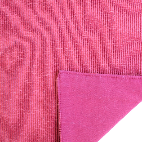 Lot of 6 Red Corduroy Placemats 18.25"x12.25" Pre-Owned Stains Pilling