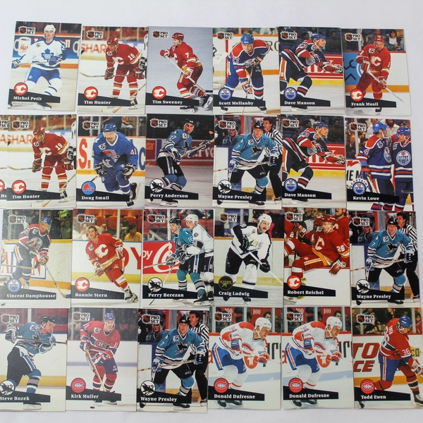 1991 NHLPA Pro Set Hockey Cards Lot 100+ Stars HOF Commons NHL Vintage
