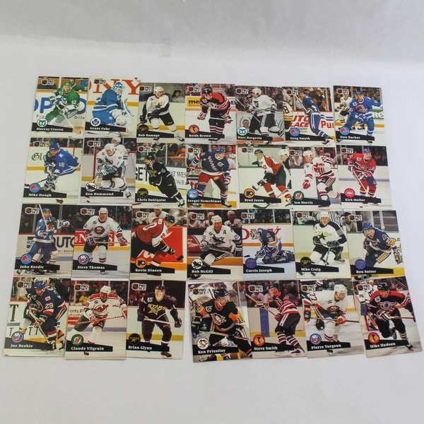 Lot of 100 1991 NHLPA Pro Set Hockey Cards Stars HOF Commons Good Condition