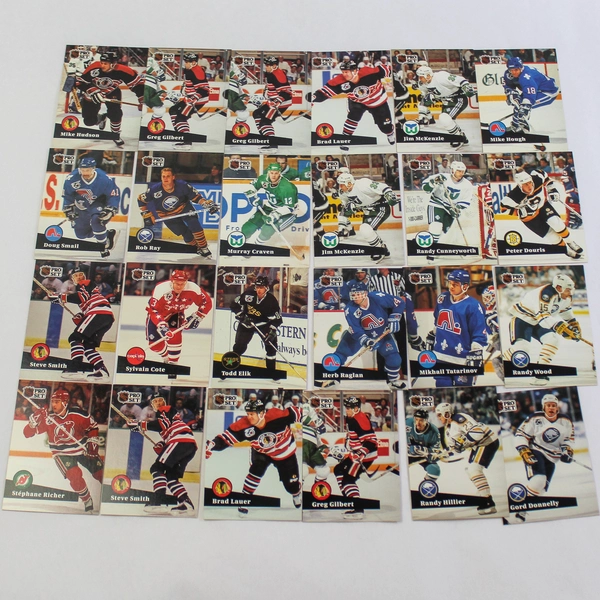 Lot of 100 1991 NHLPA Pro Set Hockey Cards Stars HOF Commons Good Condition