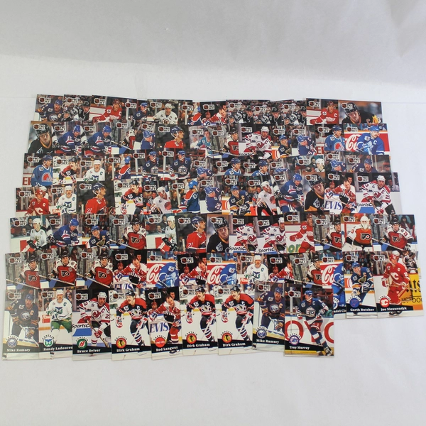 Lot of 85 NHLPA 1991 Pro Set Hockey Cards Stars Hall of Famers Commons