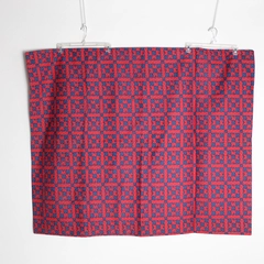 Unfinished Patriotic Quilt Blanket Red White Blue Stars 52x43 Country America