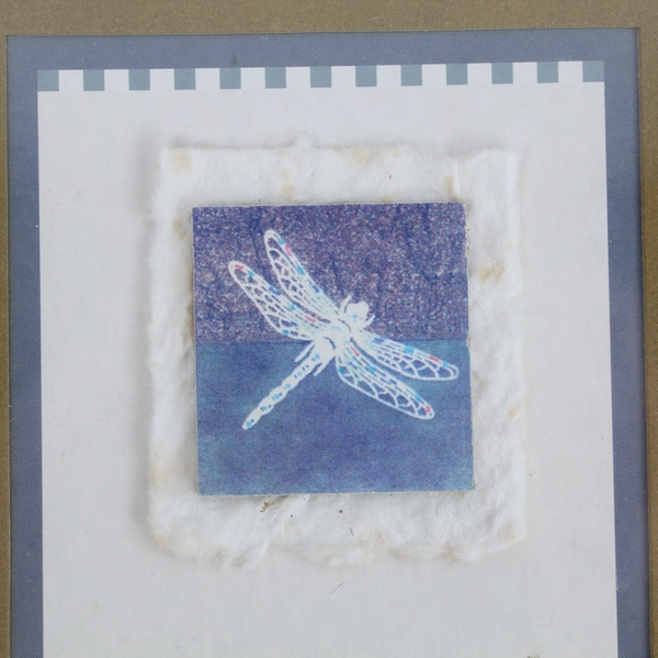 Framed Inspirational Wall Art Dance Sing Love Live Quotes Dragonfly 16.75"x9"