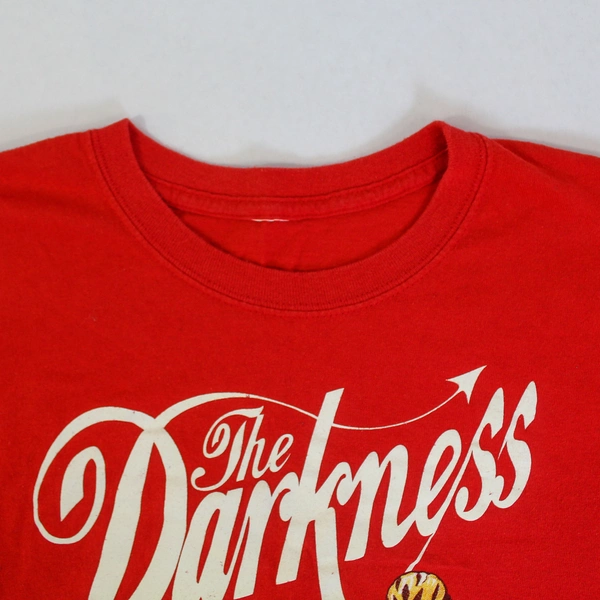 The Darkness Concert Tour Red Graphic Tee VIP Adults Size Large L