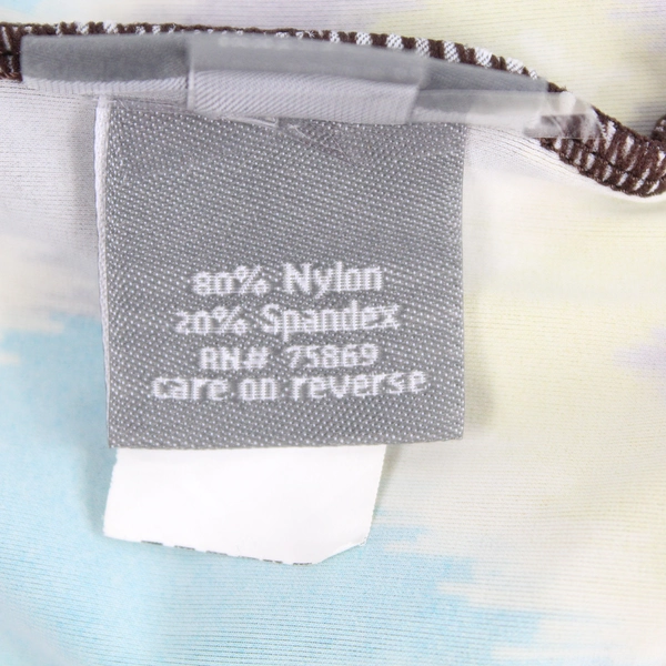 Apt 9 Women's Tankini Top Size 12 Geometric Print Summer Swimwear Good Condition