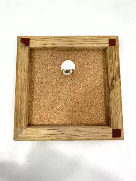 Madison Avenue Framed Ceramic Tile Plaque Steamer Ponoma 1910 7"x7"