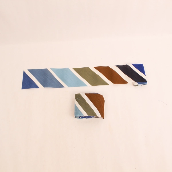 Lot of Blue Brown Floral Fabric Strips Jelly Roll Quilting Craft Cotton 2.75"