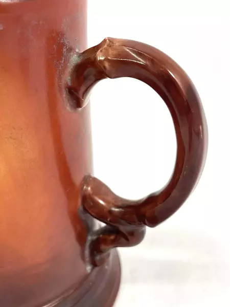 Vintage JPL Limoges Porcelain  beer Stein Monk Playing Violin 4.75" Collectible